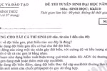Đáp án đề thi ĐH môn Sinh khối B 2012
