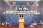 34 năm gắn bó với giáo dục, cô Hà Thanh có nhiều sáng kiến về thiết bị dạy học