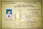 Chủ tịch tỉnh Bình Định chỉ đạo làm rõ Giấy chứng nhận nghiệp vụ sư phạm 