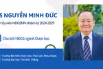 Tân Chủ tịch HĐGS ngành Dược học có 37 bài báo khoa học đăng ở tạp chí quốc tế