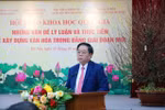 Xây dựng văn hóa trong Đảng là nhiệm vụ căn bản, lâu dài