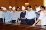 Thủ tướng kiểm tra công trình Nhà Quốc hội