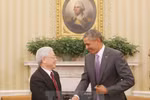 Những hình ảnh đẹp của Tổng Bí thư Nguyễn Phú Trọng và Tổng thống Obama