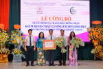 Trường Đại học Nông-Lâm Bắc Giang đạt kiểm định chất lượng cơ sở giáo dục lần 2