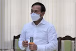 Tổ công tác họp "nóng" ngay tại Cẩm Giàng chỉ đạo chống dịch Covid-19