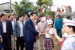 Phó Thủ tướng Vương Đình Huệ dự “Ngày hội Đại đoàn kết toàn dân tộc” ở Nghệ An