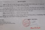 Đã hủy bỏ Quyết định kỷ luật buộc thôi việc cô Thanh