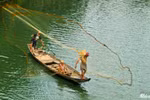 Thả hồn vào cảnh "Tung chài" tuyệt đẹp trên sông nước