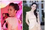 Linh Nga chinh phục và tỏa sáng với màu nude