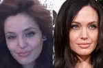 Ngỡ ngàng xem "bản sao" song sinh với Angelina Jolie 