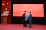 PGS. Huỳnh Văn Chương được bổ nhiệm giữ chức Cục trưởng Cục Quản lý chất lượng