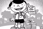 Cầm tờ giấy khen con đem về mà buồn nhiều hơn vui!