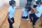 Chùm ảnh: Phẫn nộ nữ sinh đánh bạn vì bị nói mất "cái ngàn vàng"