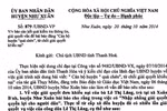 Thanh Hóa đã tìm ra nguyên nhân Trưởng phòng TN&MT huyện “quá chén”