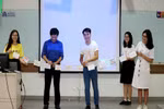 Sinh viên Trường Hoa Sen làm lồng đèn trong tuần lễ Khoa học và Nghệ thuật