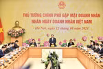 Thủ tướng Phạm Minh Chính gặp mặt doanh nhân nhân Ngày Doanh nhân Việt Nam
