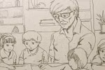 Thầy Hiệu trưởng dọn vệ sinh, làm ngoài giờ
