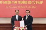 Phó Thủ tướng Trần Lưu Quang trao quyết định bổ nhiệm tân Thứ trưởng