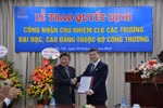 Công nhận Chủ nhiệm Câu lạc bộ các trường đại học, cao đẳng thuộc Bộ Công Thương