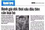 Giả dối - thói xấu tệ hại, người cộng sản cần loại bỏ