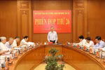 Phiên họp thứ 26 của BCĐ Trung ương về phòng, chống tham nhũng, tiêu cực (*)