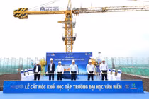 Trường Đại học Văn Hiến cất nóc khối đào tạo học tập thực hành HEC2