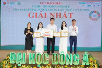 Dự án kẹo dẻo thảo dược hỗ trợ giảm ho giúp nhóm SV giành giải Nhất cuộc thi khởi nghiệp, ĐH Đông Á 