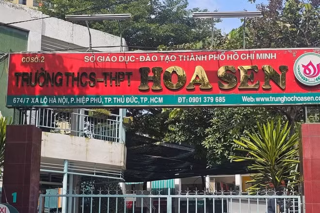 Sở GD&ĐT TPHCM yêu cầu THCS và THPT Hoa Sen chấm dứt toàn bộ hoạt động giáo dục tại cơ sở 2