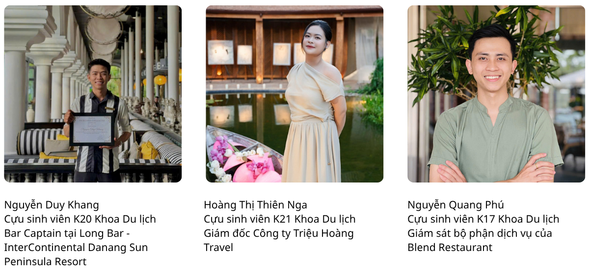 Cựu sinh viên Trường Đại học Đông Á thành công sau khi tốt nghiệp. Ảnh: NTCC.
