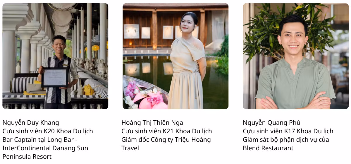 Cựu sinh viên Trường Đại học Đông Á thành công sau khi tốt nghiệp. Ảnh: NTCC.