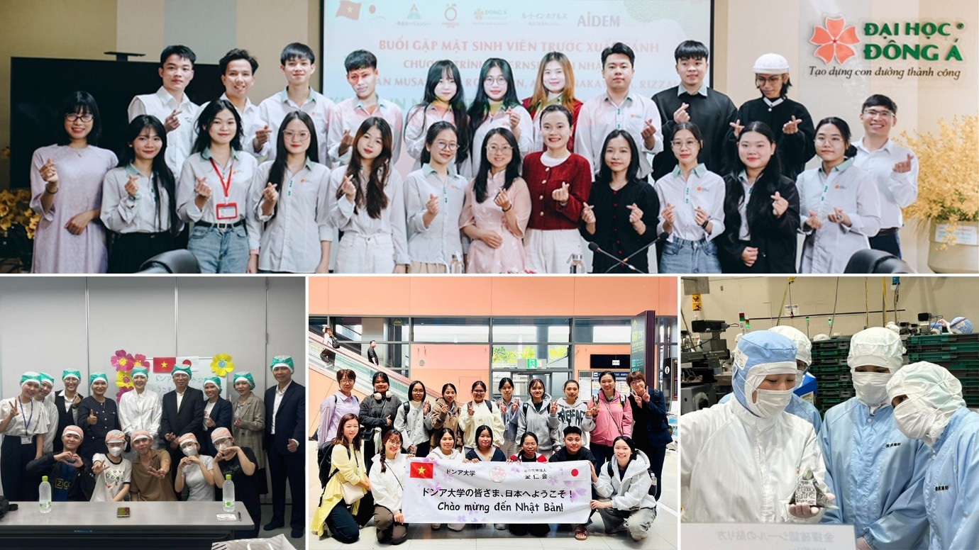 Sinh viên thực tập, làm việc tại các doanh nghiệp, tập đoàn Nhật Bản. Ảnh: NTCC.