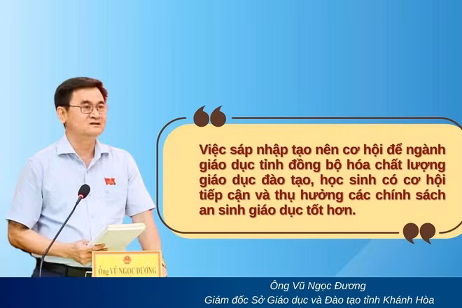 Giám đốc Sở GD&ĐT Khánh Hòa: Sau hơn 1 năm sáp nhập, giáo dục tỉnh có nhiều chuyển biến tích cực