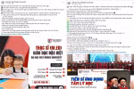 Thông tin quảng bá trên fanpage.
