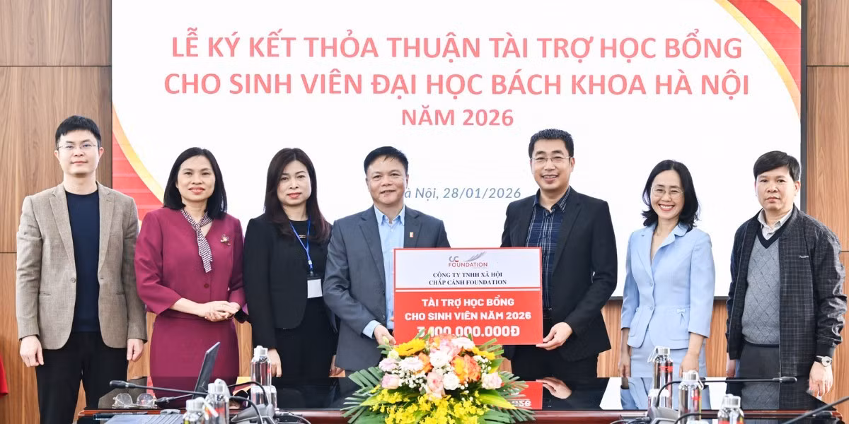 Quỹ CC Foundation tài trợ 3,1 tỉ đồng cho chương trình. Ảnh: BKACAD.