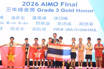 Hơn 200 học sinh Việt Nam giành huy chương, giải thưởng tại Chung kết quốc tế AIMO 2026