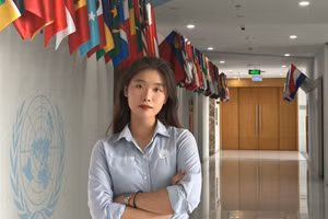 Tạ Mai Chi - cựu sinh viên Học viện Ngoại giao đã xuất sắc giành được học bổng toàn phần để theo học chương trình đào tạo thạc sĩ tại Pháp.
