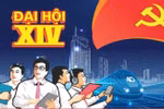 Triển khai công tác tuyên truyền Đại hội Đảng các cấp, hướng tới Đại hội XVIII Đảng bộ thành phố và Đại hội XIV của Đảng. Ảnh: hanoi.gov.vn.