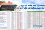THPT chuyên Nguyễn Huệ: Độc giả phản ánh một lớp thu quỹ 4,5 triệu đồng/kỳ/HS, nhà trường nói gì?