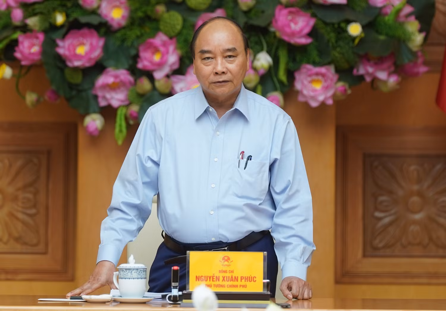Thủ tướng phát biểu. Ảnh: VGP Thủ tướng phát biểu. Ảnh: VGP