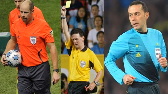 So với Hansson hay Dallas, sai lầm của Cakir (phải) chưa là gì.