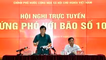 Phó Thủ tướng Trịnh Đình Dũng yêu cầu chuẩn bị mọi nguồn lực vật lực cần thiết để chống bão số 10. ảnh: vgp.