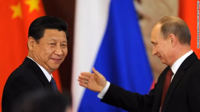 Chủ tịch Trung Quốc Tập Cận Bình và Tổng thống Nga Putin. Ảnh: CNN. Chủ tịch Trung Quốc Tập Cận Bình và Tổng thống Nga Putin. Ảnh: CNN.
