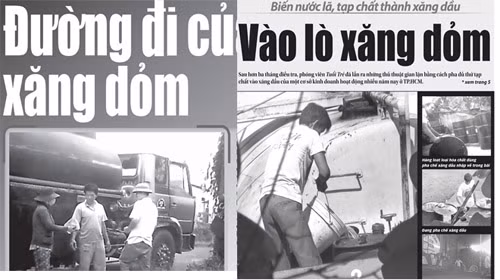 Vụ xăng dỏm: Có tiêu cực trong quản lý?, Tin tức trong ngày, xang dom, xang dau lau, xang lau, dau trau dien, kinh doanh trai phep, moi truong, tin tuc, tin nhanh, tin hot, vn