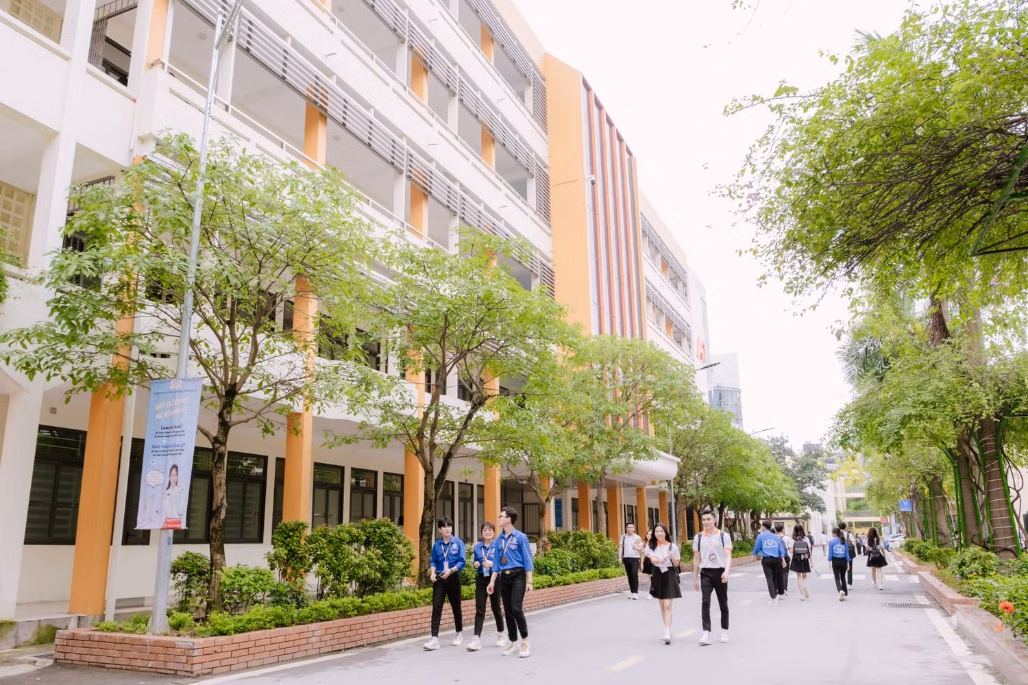 Một góc khuôn viên Trường Đại học Công nghệ Giao thông vận tải. Ảnh: UTT