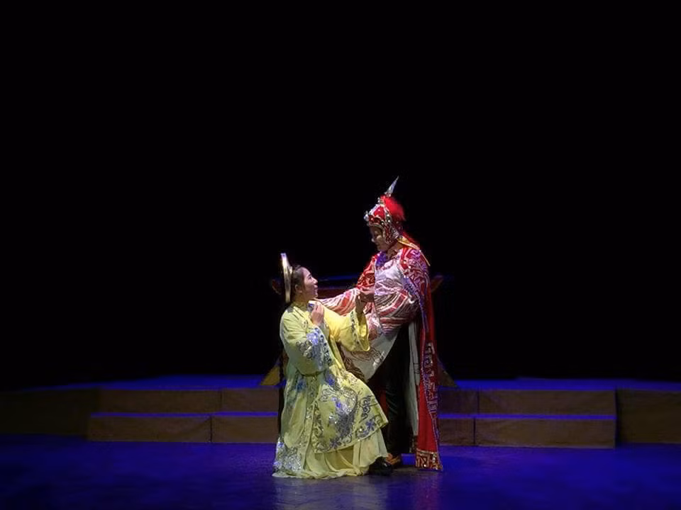 Ảnh minh họa (Nguồn: Fanpage của khoa Kịch hát dân tộc, Trường Đại học Sân khấu điện ảnh Thành phố Hồ Chí Minh).