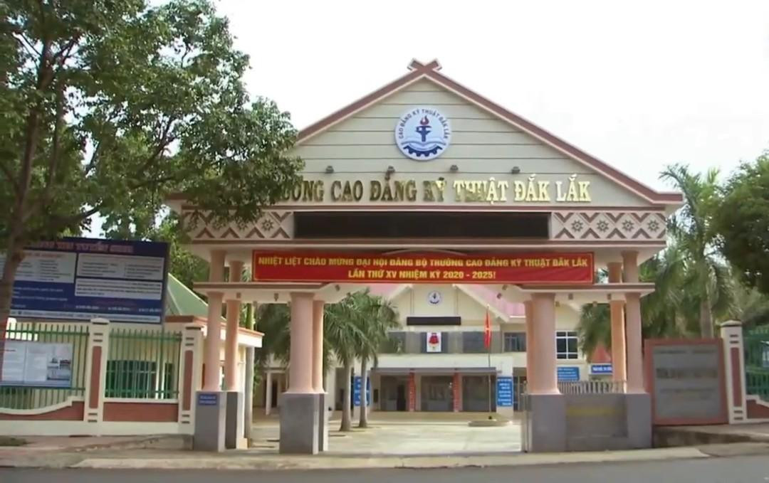 Đang tiến hành thanh tra toàn diện đối với Trường Cao đẳng Kỹ thuật Đắk Lắk. Ảnh: CTV