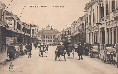 Đường Paul Bert nay là phố Tràng Tiền