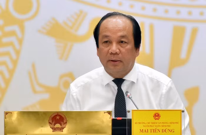 Bộ trưởng Mai Tiến Dũng: (Ảnh: VGP)