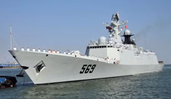 Tàu hộ vệ tên lửa Ngọc Lâm Type 054A Trung Quốc (ảnh minh họa) Tàu hộ vệ tên lửa Ngọc Lâm Type 054A Trung Quốc (ảnh minh họa)
