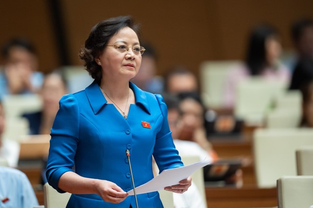 Bộ trưởng Bộ Nội vụ Phạm Thị Thanh Trà. Ảnh: quochoi.vn.